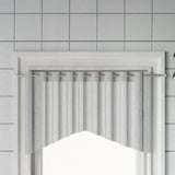 Vidaxx tringles à rideaux 2 pcs 90-130 cm aluminium blanc et argent