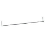 Vidaxl Curtain Rails 2 stk 60-105 cm aluminium hvid og sølvfarvet