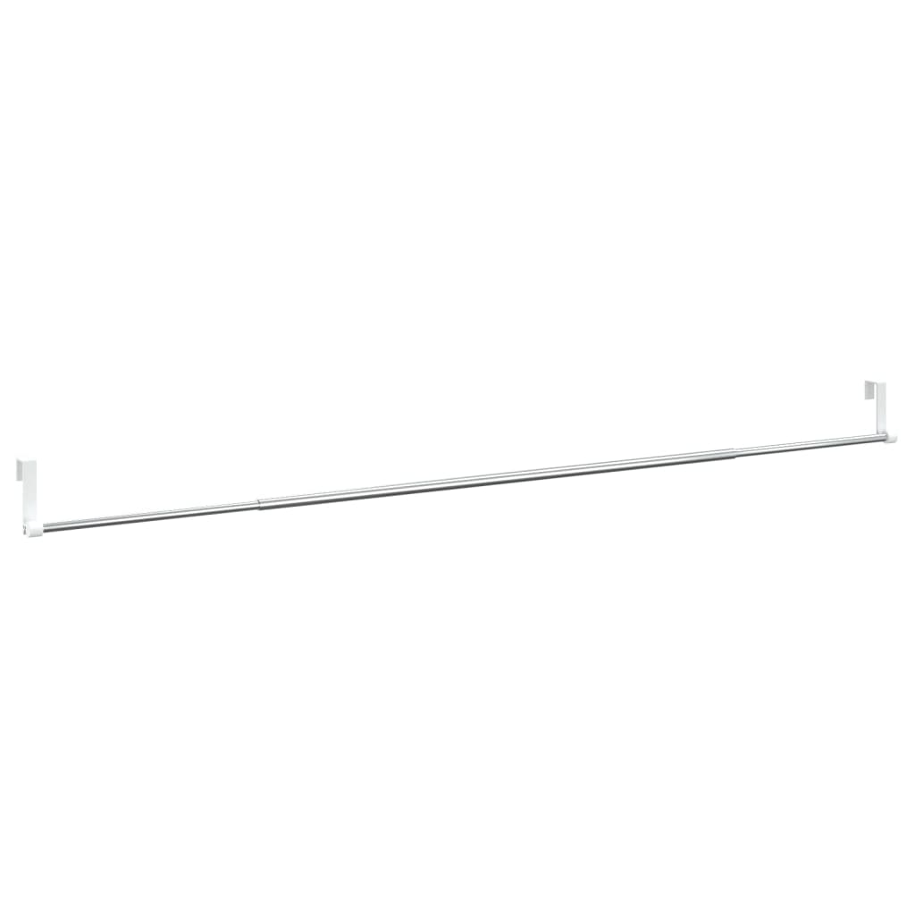 Vidaxx tringles à rideaux 2 pcs 90-135 cm aluminium blanc et argent