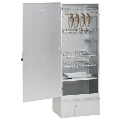 Vidaxx Fumoir BBQ avec copeaux de bois 44,5x29x110 cm acier