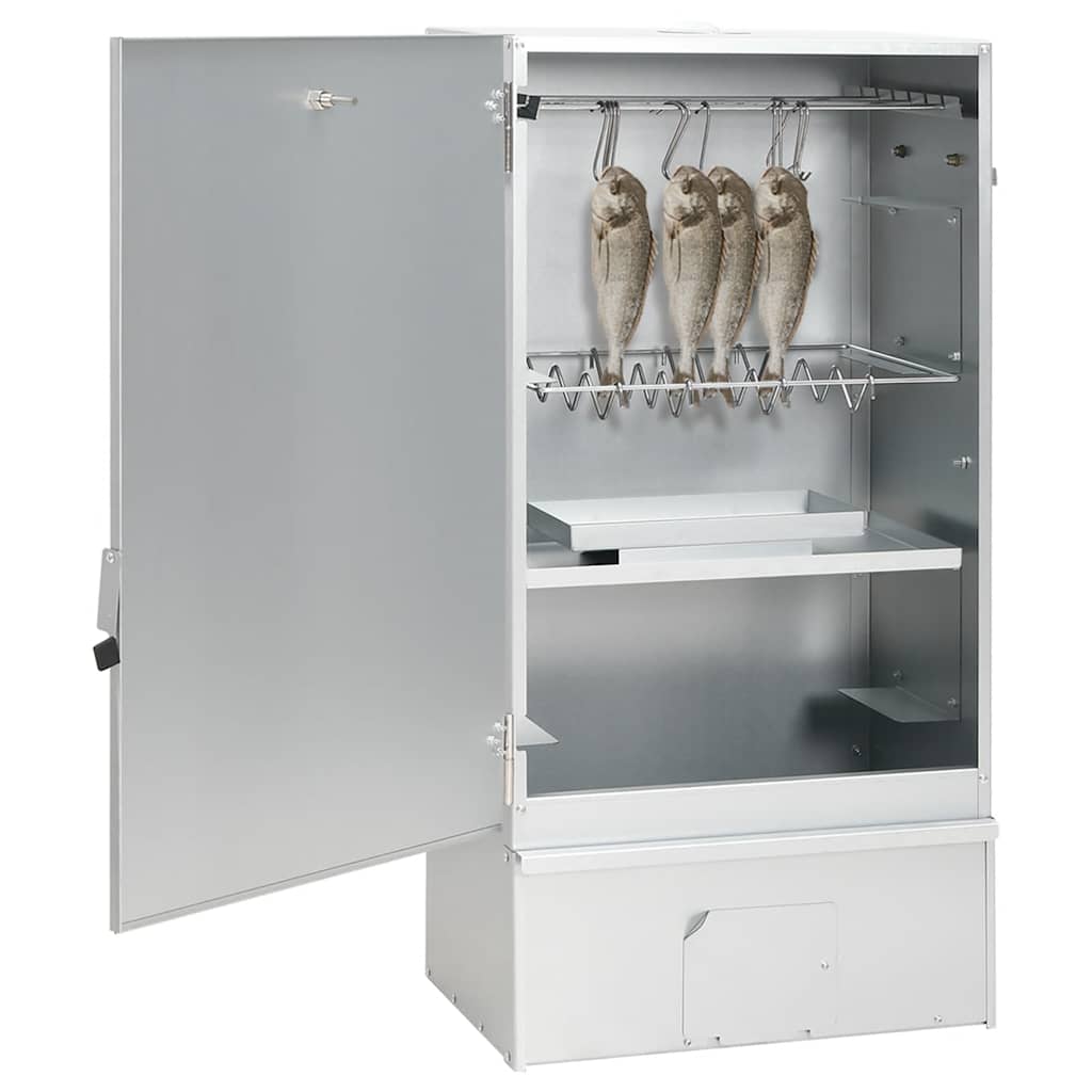 Vidaxx Fumoir BBQ avec copeaux de bois 44,5x29x83 cm acier