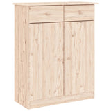 Vidaxx armoire à chaussures alta 77x35x96 cm bois de pin massif