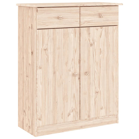 Vidaxx armoire à chaussures alta 77x35x96 cm bois de pin massif