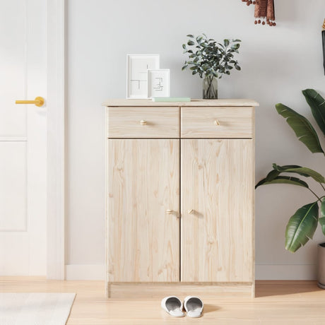 Vidaxx armoire à chaussures alta 77x35x96 cm bois de pin massif