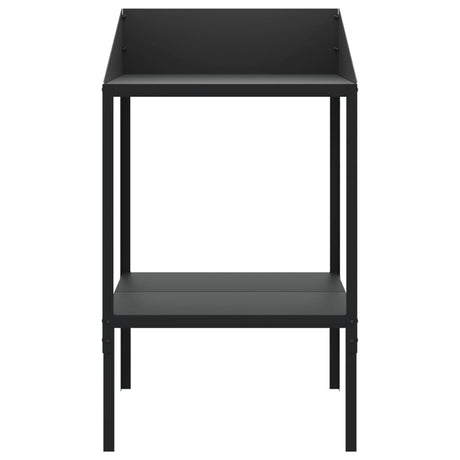 Vidaxxl support pour plantes 56,5x54,5x100 cm acier galvanisé anthracite