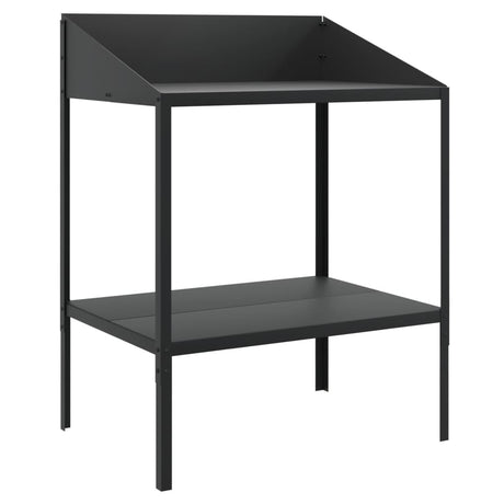 Vidaxx support pour plantes 75,5x54,5x100 cm acier galvanisé anthracite