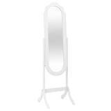 Vidaxl Mirror separado 45.5x47.5x160 cm de madera procesada blanca