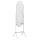 Vidaxx miroir autoportant 45,5x47,5x160 cm bois fini blanc