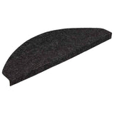 Vidaxl Stair tapis auto-adhésifs 10 pcs 65x22.5x3,5 cm anthracite -colored