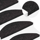 Vidaxl Stair tapis auto-adhésifs 10 pcs 65x22.5x3,5 cm anthracite -colored