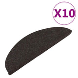 Vidaxl Stair Mats auto-adhésif 10 ST 56x17x3 cm noir