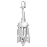 Vidaxx ancre pliable 0,7 kg en fonte galvanisée à chaud argent