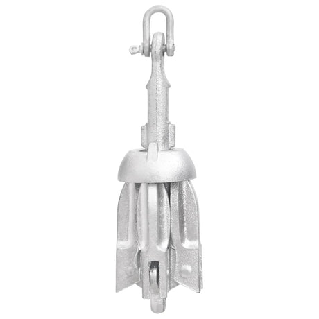 Vidaxx ancre pliable 0,7 kg en fonte galvanisée à chaud argent