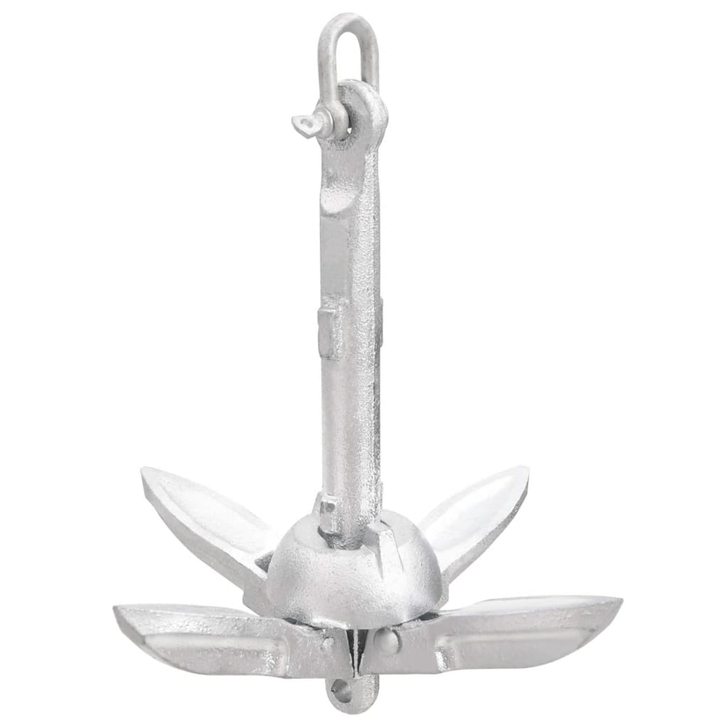 Vidaxx ancre pliable 0,7 kg en fonte galvanisée à chaud argent