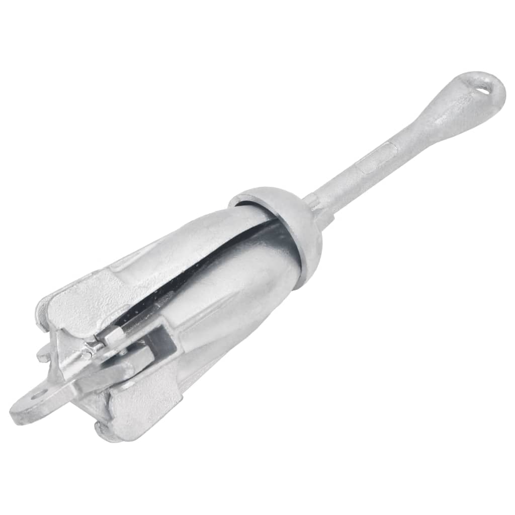 Vidaxx ancre pliable 4 kg en fonte galvanisée à chaud argent