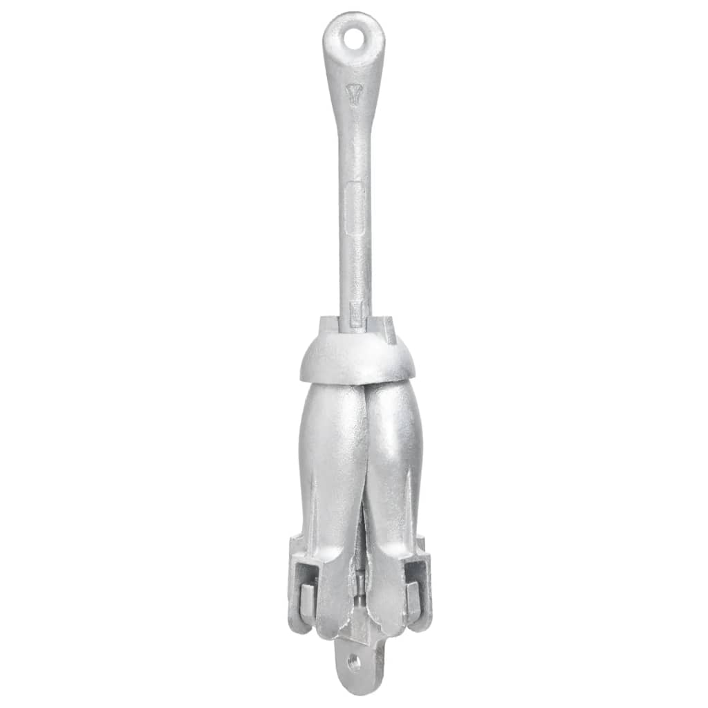 Vidaxx ancre pliable 8 kg en fonte galvanisée à chaud argent