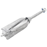 Vidaxl ancre pliable 10 kg en fonte galvanisée à chaud argent