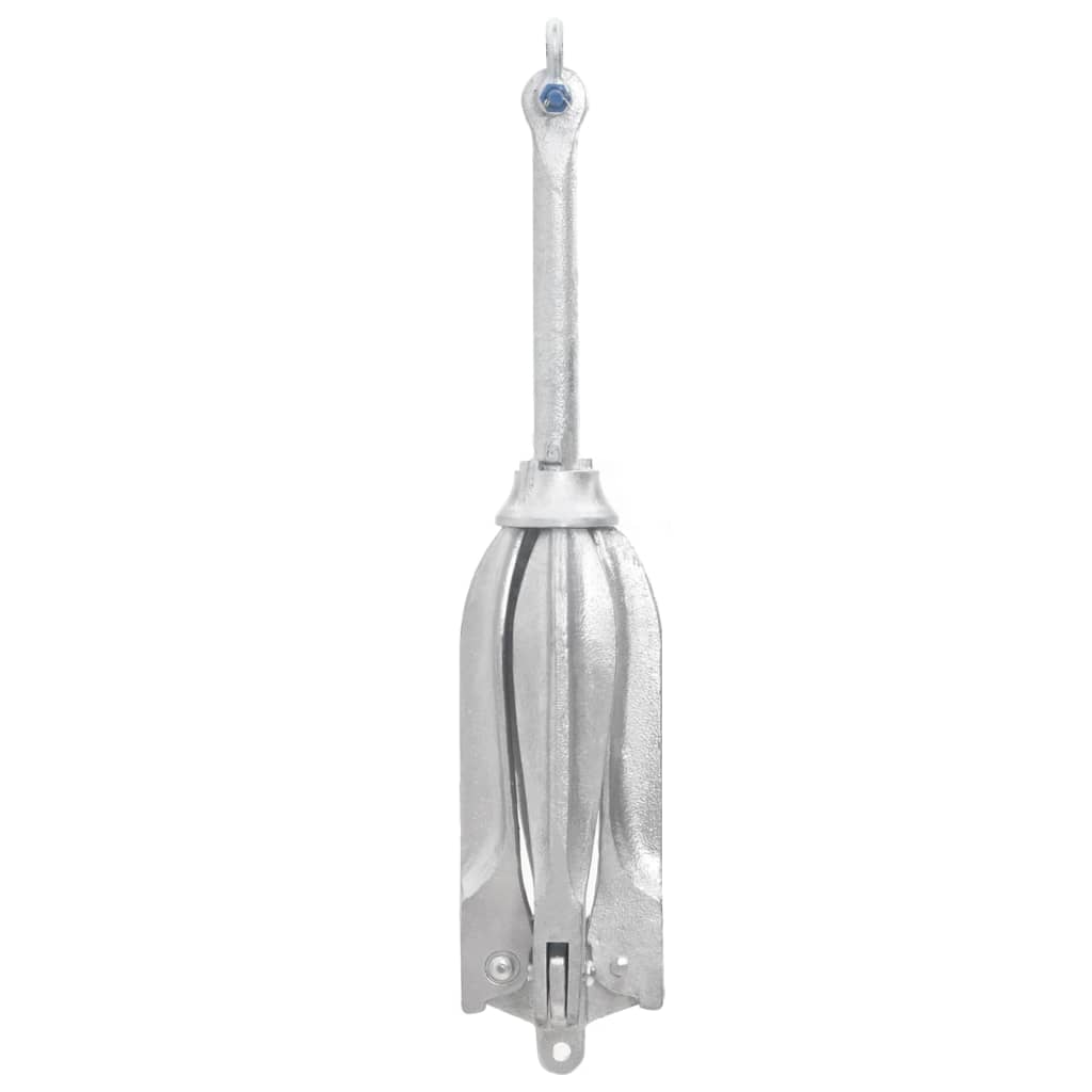 Vidaxl ancre pliable 10 kg en fonte galvanisée à chaud argent