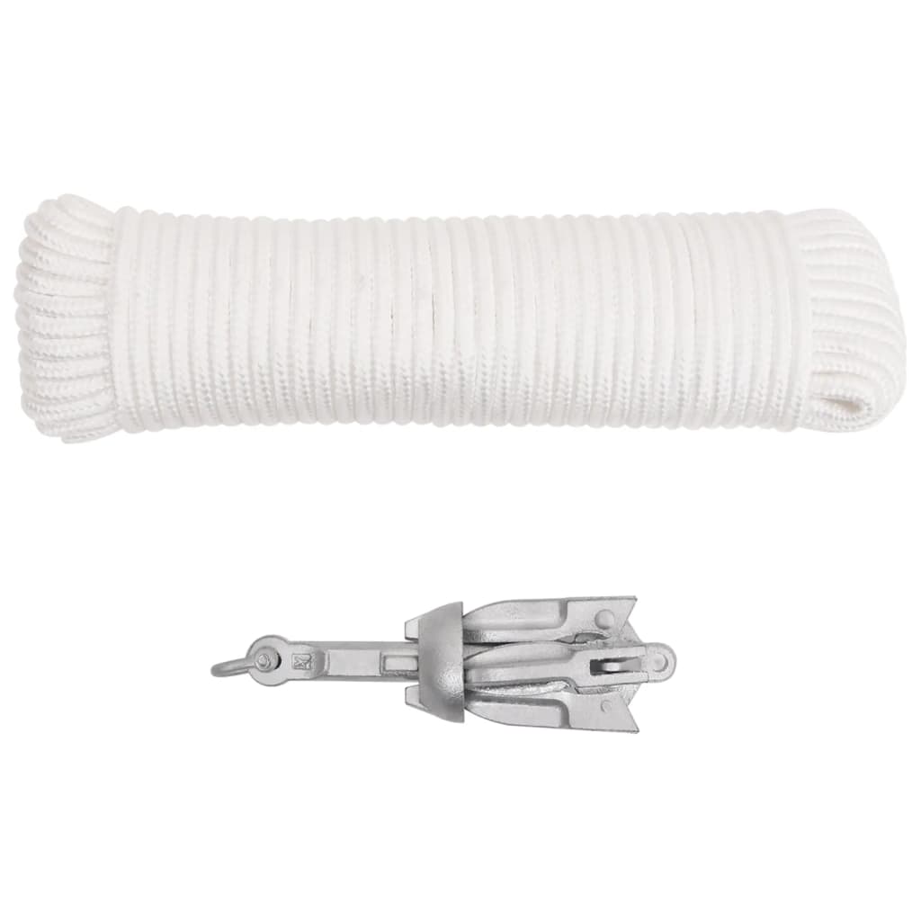 Ancre Vidaxx avec corde pliable 0,7 kg en fonte galvanisée à chaud