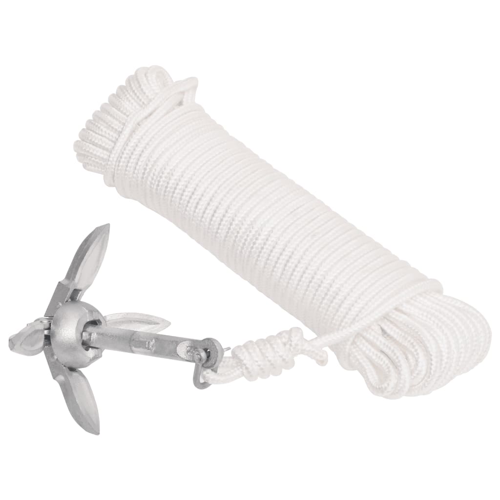Ancre Vidaxx avec corde pliable 0,7 kg en fonte galvanisée à chaud