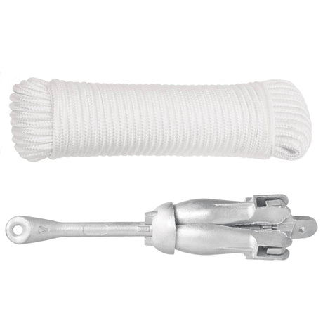 Ancre Vidaxx avec corde pliable 6 kg en fonte galvanisée à chaud