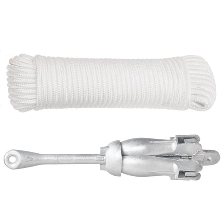 Ancre Vidaxx avec corde pliable 8 kg en fonte galvanisée à chaud
