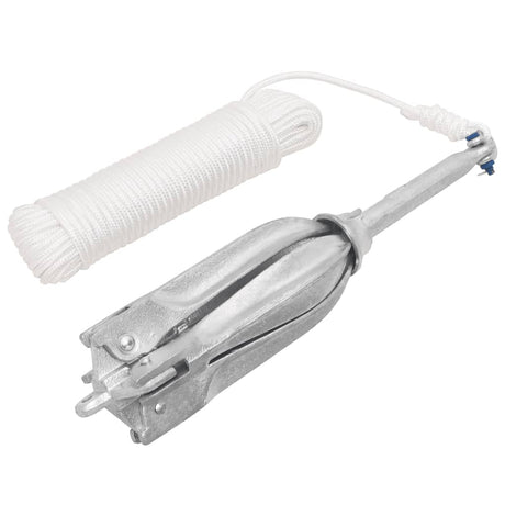 Ancre Vidaxx avec corde pliable 12 kg en fonte galvanisée à chaud