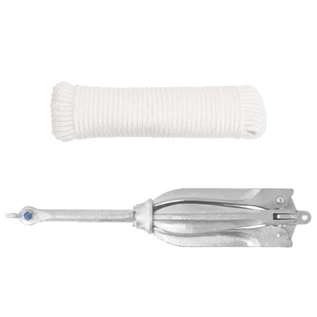 Ancre Vidaxx avec corde pliable 12 kg en fonte galvanisée à chaud