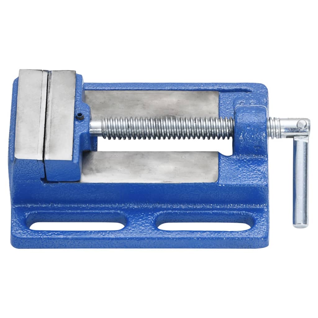 Vidaxx étau pour perceuse à colonne 76 mm fonte bleu