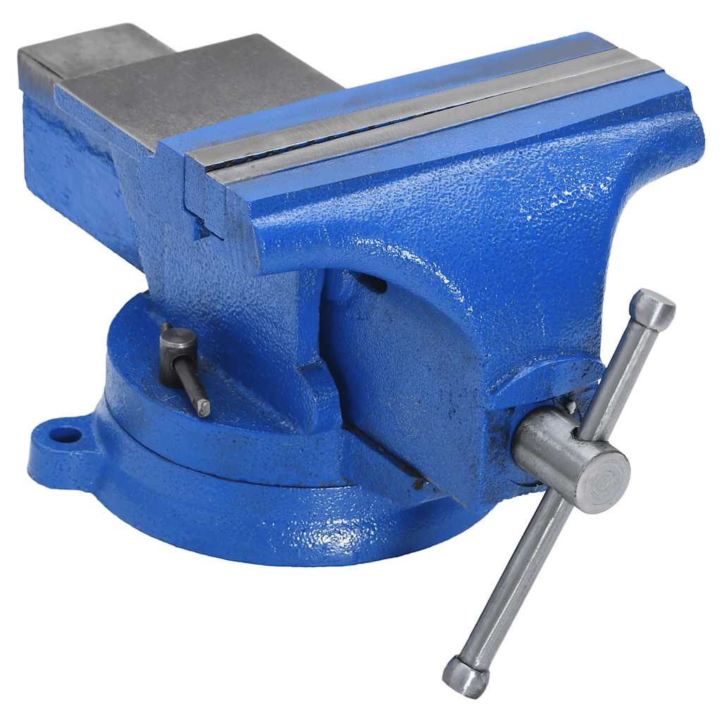 VidaXL étau 150 mm fonte bleu
