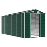 Vidaxl jardin hangar 191x470x198 cm Galvanisé en acier vert