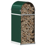 Vidaxx stockage de bois de chauffage 40x45x100 cm acier galvanisé vert