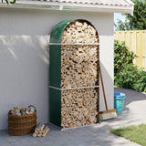 Vidaxx stockage de bois de chauffage 80x45x190 cm acier galvanisé vert