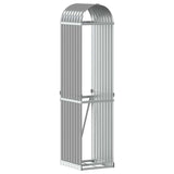 Vidaxx stockage de bois de chauffage 40x45x170 cm acier galvanisé gris clair