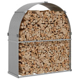 Vidaxx stockage de bois de chauffage 120x45x140 cm acier galvanisé gris clair