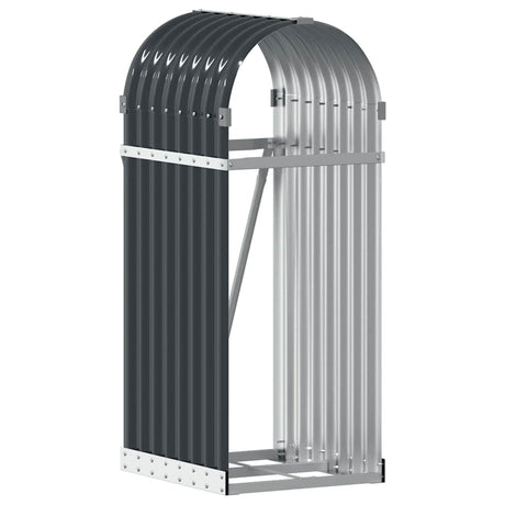 Vidaxx stockage de bois de chauffage 40x45x100 cm acier galvanisé anthracite