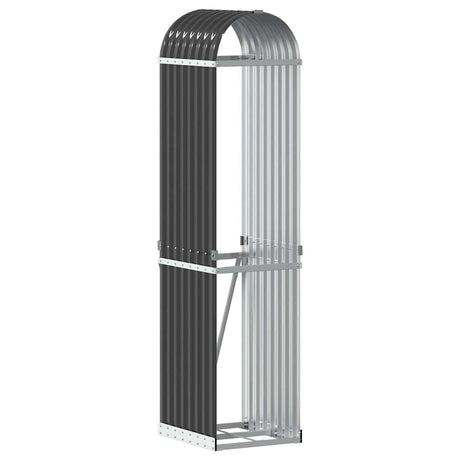 Vidaxx stockage de bois de chauffage 40x45x170 cm acier galvanisé anthracite