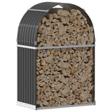 Vidaxx stockage de bois de chauffage 80x45x120 cm acier galvanisé anthracite
