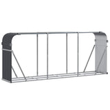 Vidaxx stockage de bois de chauffage 234x45x100 cm acier galvanisé anthracite