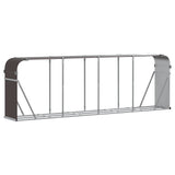 Vidaxx stockage de bois de chauffage 300x45x100 cm acier galvanisé marron