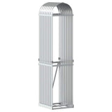 Vidaxx stockage de bois de chauffage 40x45x170 cm en acier galvanisé couleur argent