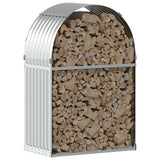 Vidaxx stockage de bois de chauffage 80x45x120 cm en acier galvanisé couleur argent