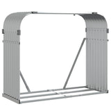 Vidaxx stockage de bois de chauffage 120x45x100 cm acier galvanisé couleur argent