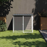 Poulailler Vidaxx avec toit 103x98x90 cm acier galvanisé anthracite