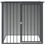 Vidaxxl niche avec toit 110x103x109 cm acier galvanisé noir
