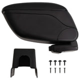 Vidaxx accoudoir 13x31x(31-44) cm abs noir