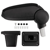 Vidaxx accoudoir 14x33x (32-48,5) cm abs noir