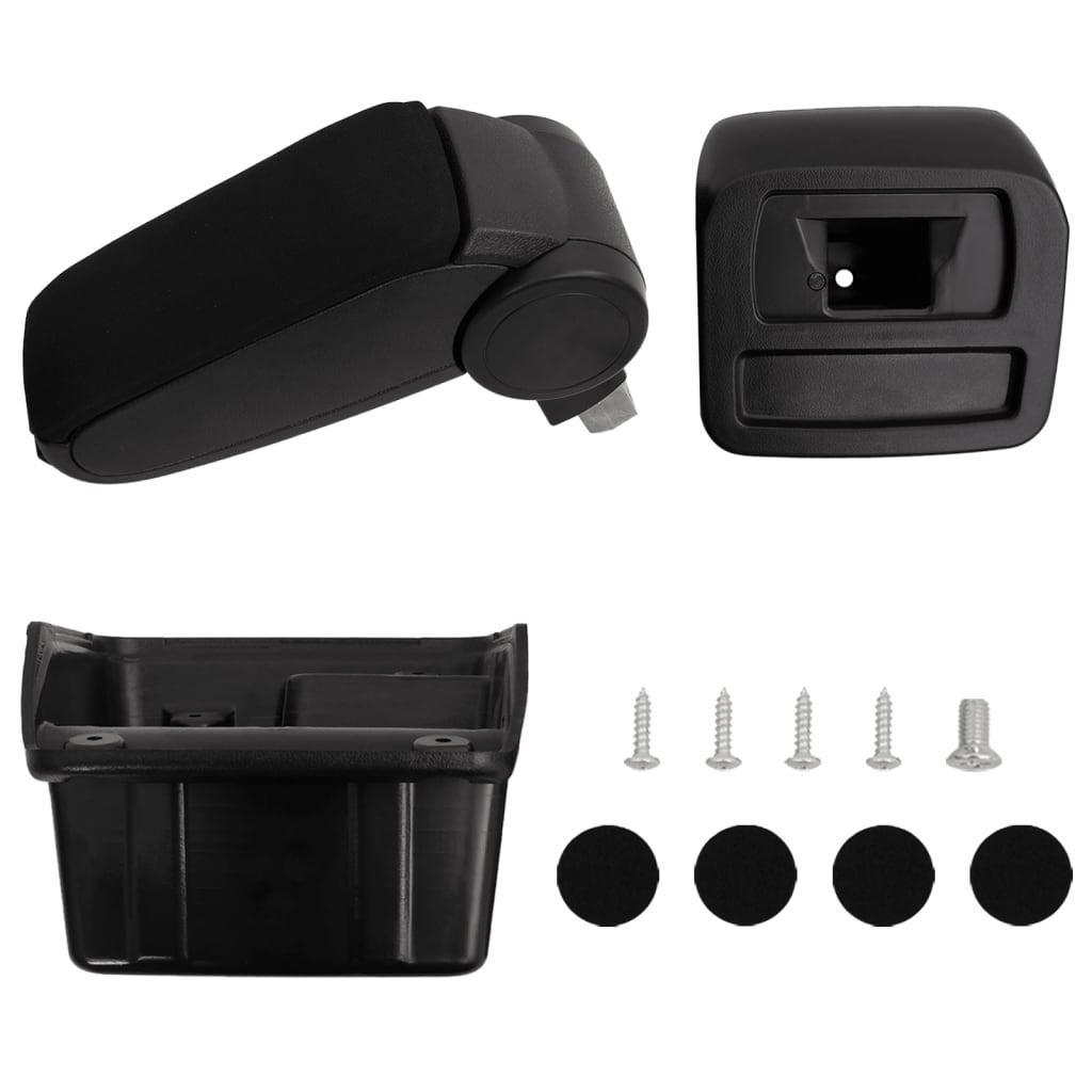 Vidaxx accoudoir 15x31x (28-44) cm abs noir
