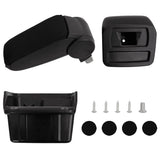 Vidaxx accoudoir 15x31x (28-44) cm abs noir