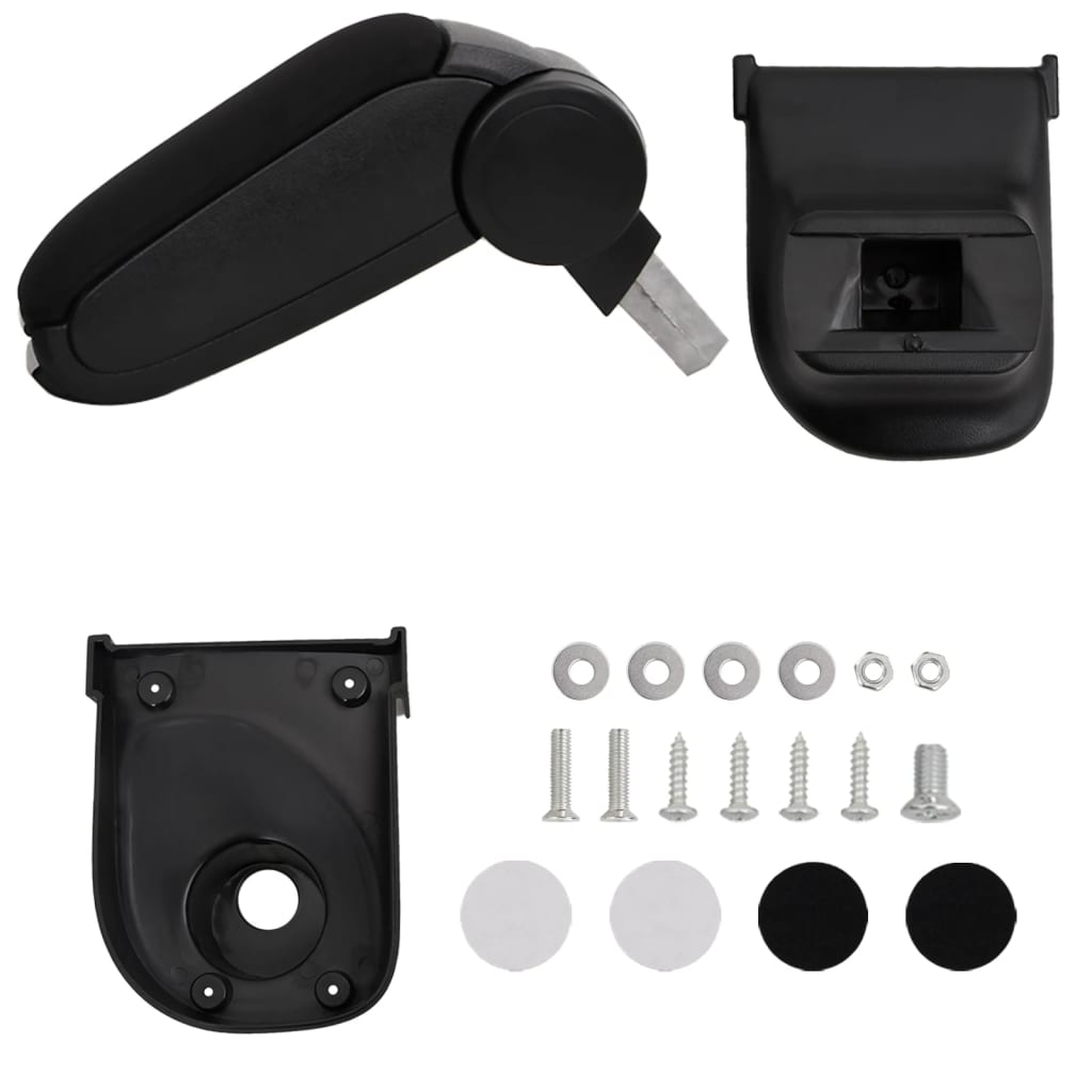 Vidaxx accoudoir 15x35x (30-47) cm abs noir